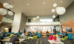 Students in the Cascade Student Union.